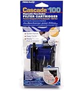 Penn-Plax Cascade 100 Hang-On Filter Replacement Media – Disposable Poly Fiber Floss – 3 Pack