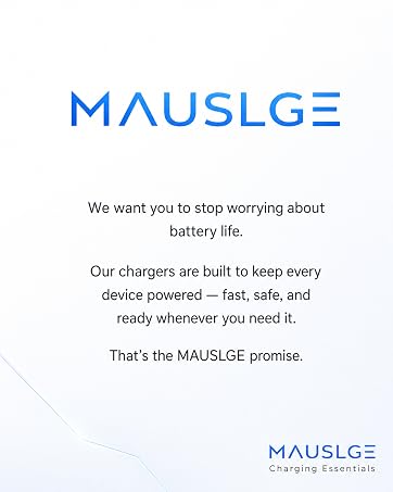 MAUSLGE USB-C GaN chargers compact safe reliable for home and travel