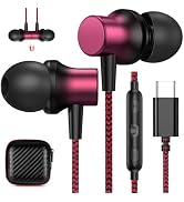 COOYA USB C Headphone Type C Wired Earbuds for iPhone 17 Pro Max 16 15 iPad 10 Air 6 Pixel 9 8 Ma...