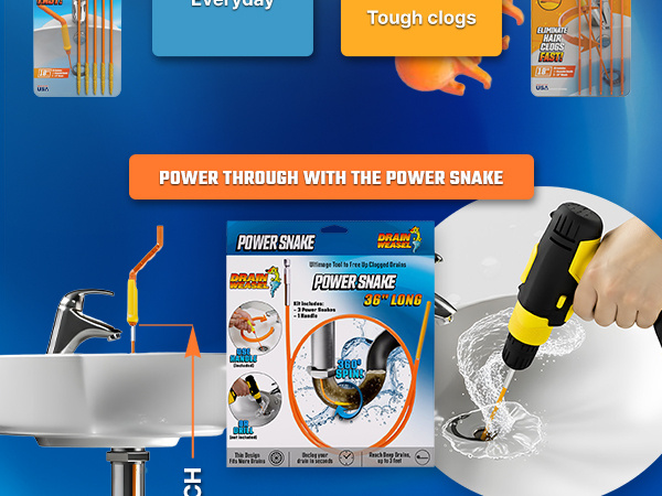 Power through with the power snake.