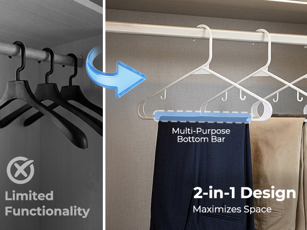 pant hangers black