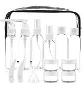 Cosywell Travel Size Bottles for Toiletries 15 Pack 2oz TSA Approved Toiletry Bottles Leak Proof ...