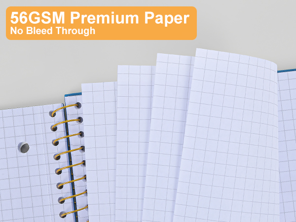 56GSM Premium Paper: No Bleed Through