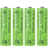 Cotchear 1.2V AAA Rechargeable Battery, AAA 700mAh Rechargeable Ni-MH Batteries 4 Pcs AAA Battery...