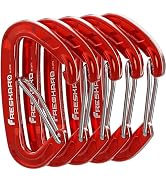 FresKaro 5pcs Nano Carabiner Clips, 8kN 1798lbs, Small Sturdy, Reliable Time-Tested Strong Spring...