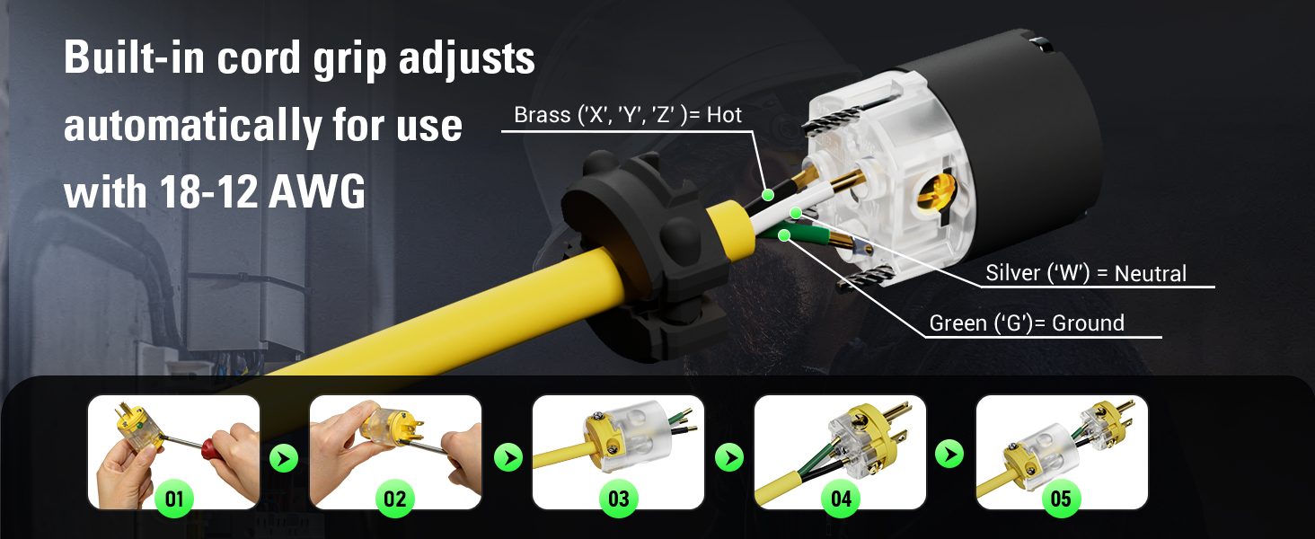 Lighted Plug and Connector Set