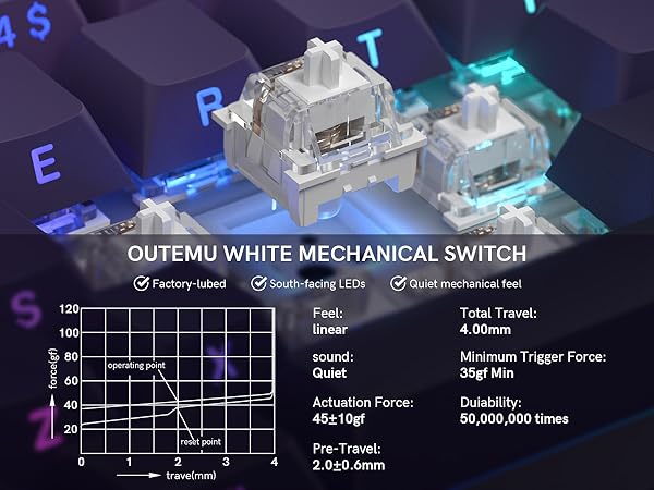mechanical keyboard creamy switch