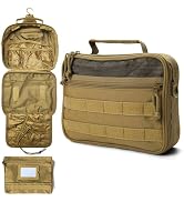 VELVEBAG Toiletry Bag for Men, Mens Travel Bag Toiletry Organizer Dopp Kit Waterproof Bathroom es...