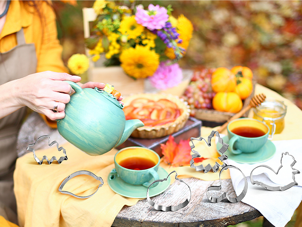 9 Pieces Fall Cookie Cutters Set