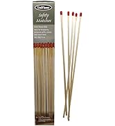 Extra Heavy Duty Long Safety Matches | Long Wooden Fireplace Matches for Candles, Camping, BBQ Gr...