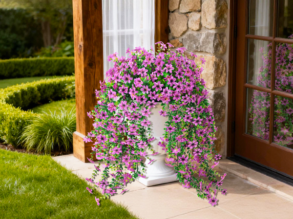 outdoor artificial flowers