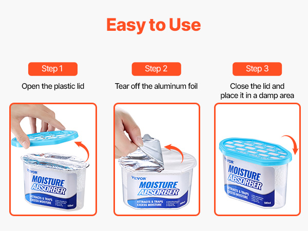 hi-capacity moisture absorber bucket