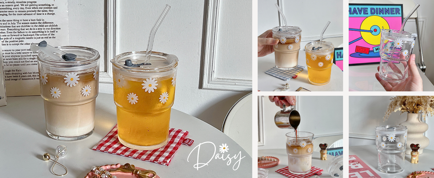 cute glass tumbler