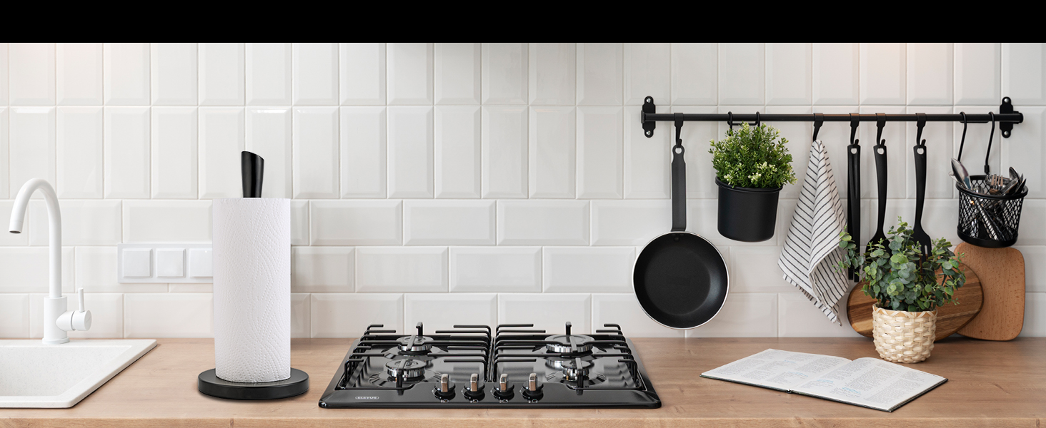 cast iron paper towel holder