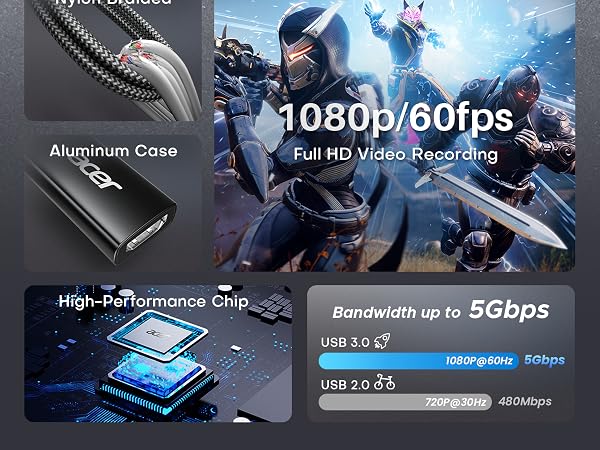 acer USB 3.0 HDMI Capture Card