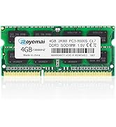 4GB DDR3 8500S 1066MHz SODIMM RAM, Royemai PC3 1066 8500 2Rx8 1.5V CL7 204pin Notebook Laptop RAM...
