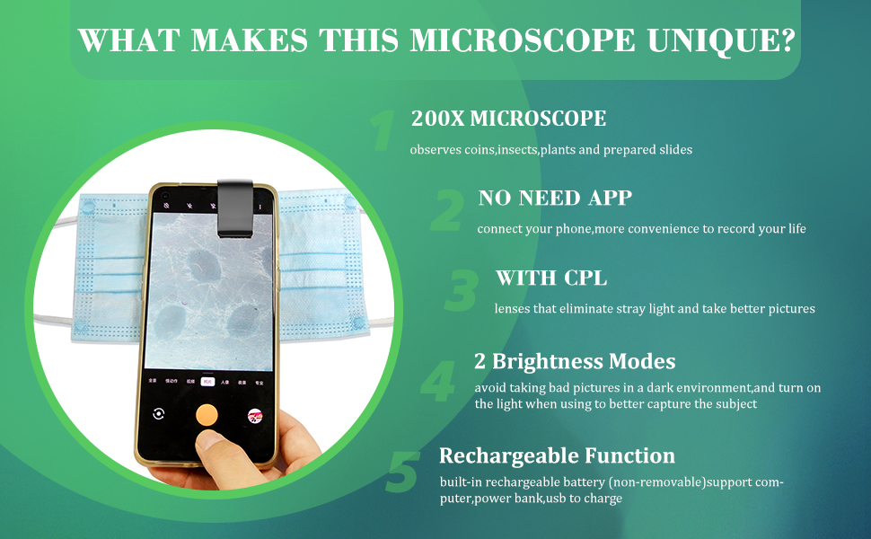 clip on phone mircoscope