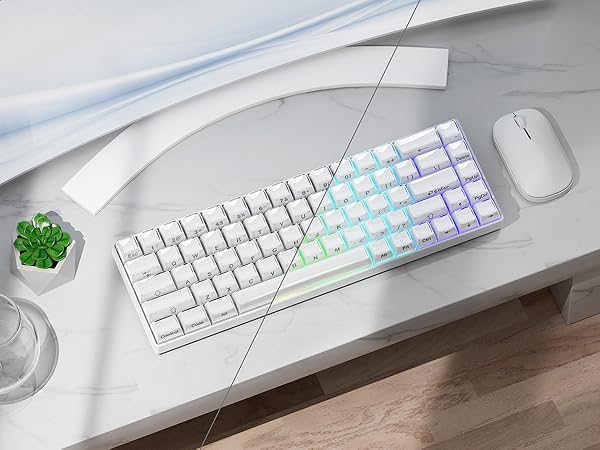 white keycaps