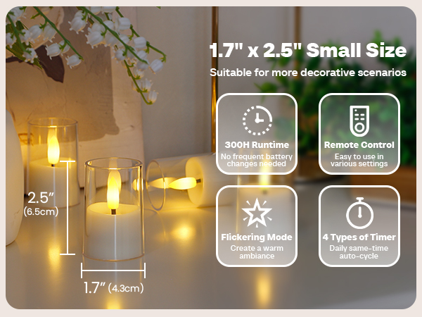 flameless tea light candles