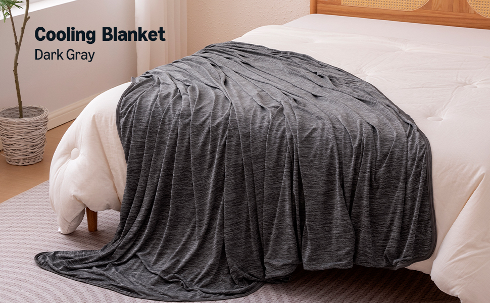 Basics cooling blanket dark gray 2