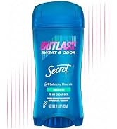 Secret Outlast Antiperspirant Deodorant for Women, Clear Gel, 72hr Sweat and Odor Protection, PH ...