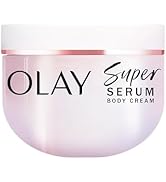 Olay Super Serum Body Cream for Dry Skin, 24hr Long Lasting Hydration, 5+ Ingredient Serum Comple...