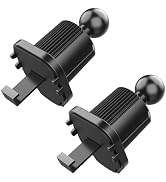 2Pcs Black Universal Mobile Bracket Clip, Air Vent Clip For Most Car Phone Holder Cellphone Holde...