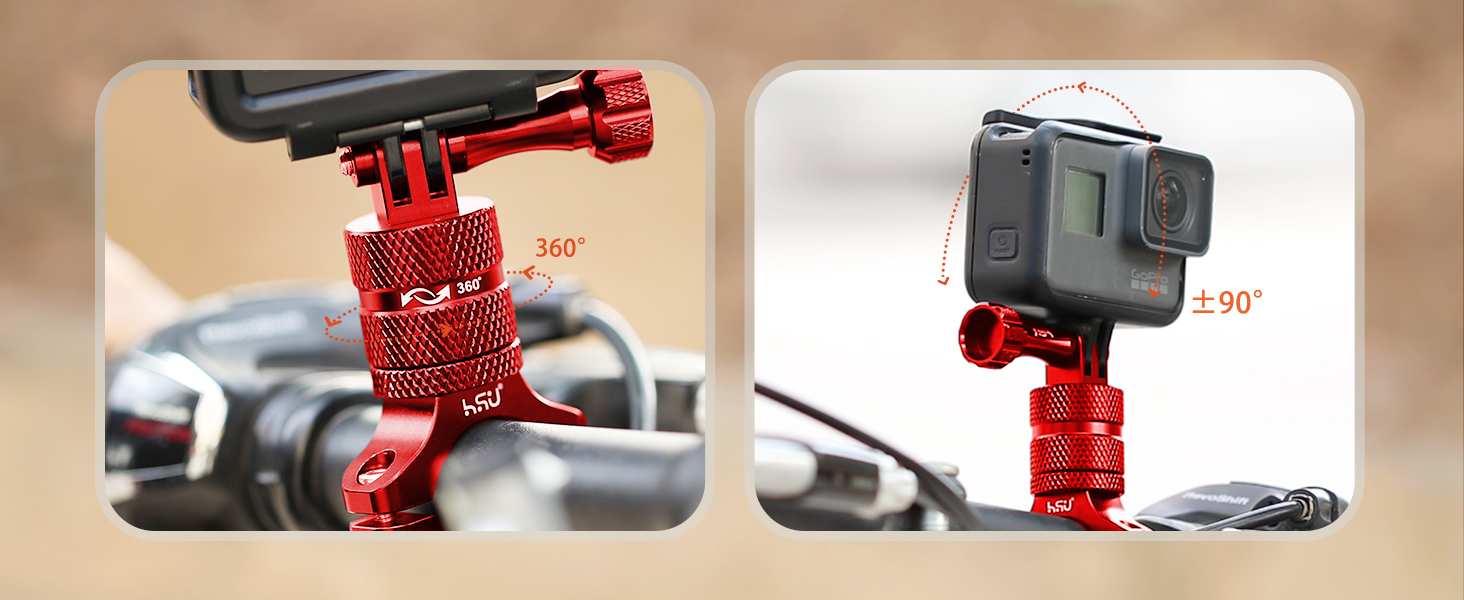Aluminum Bike Bicycle Handlebar Mount for Gopro