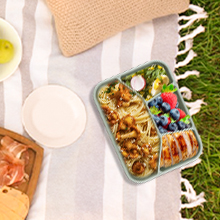 lunch containers for adults, compartment lunch containers, silicone lunch box dividers