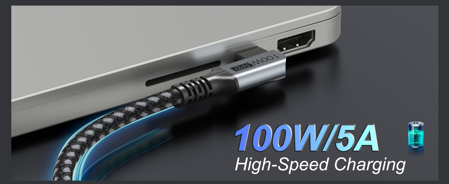 usb c right angle extension cable