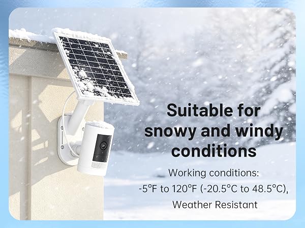 Solar Panel and 2-In-1 Wall Mount for Ring Cam