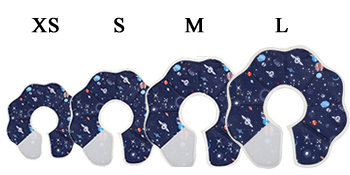 4 sizes cat recovery cones