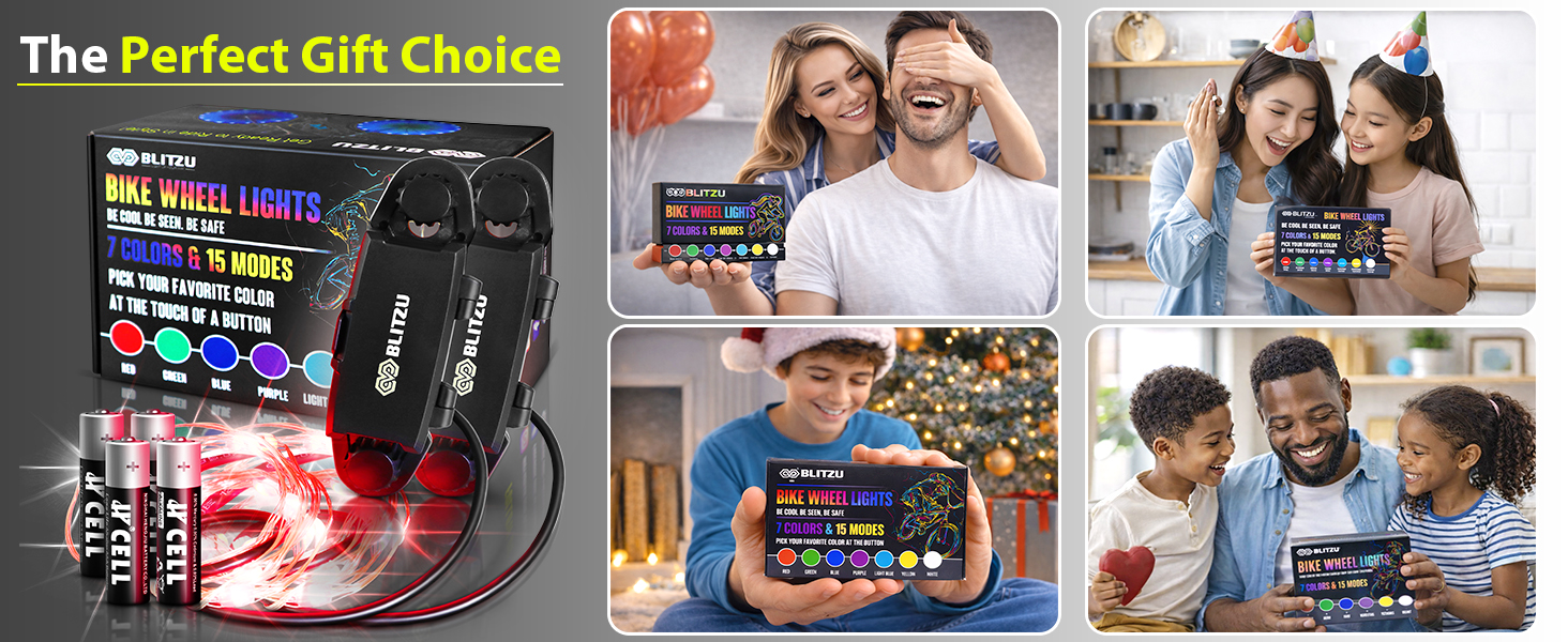 bike wheel lights bicycle accessories night riding trike bmx led kids wheels tire cycling spoke