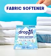 Dropps Laundry Fabric Softener Pods, Crisp Breeze (64 Pods) - Laundry Additive for Softening & Pr...