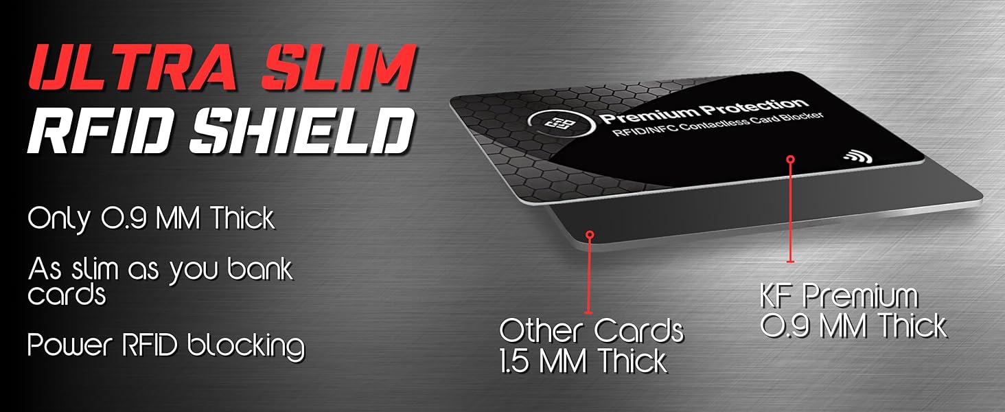 RFID/NFC Anti-Theft Blocking Fraud Protective Cards