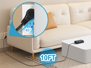 FLAT PLUG POWER STRIP