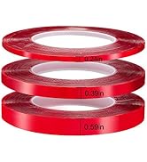 Jackwood 33 Feet Acrylic Double Sided Heavy Duty Mounting Tape (Pack of 3) Weatherproof for Outdo...