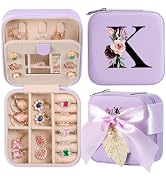 AYGXU initial travel jewelry case,travel Jewelry Organizer,Birthday gifts for women,small jewelry...