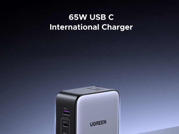UGREEN 65W USB C Travel Adapter Charger