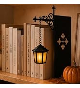 Daily Partner Library Lantern Mini Bookshelf Lamp with Warm Lights, Vintage Decor for Bookcase, S...