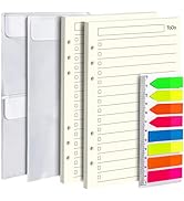 To Do List A5 Refill Paper, A5 Loose Leaf Notebook Paper, A5 Daily Planner Binder Insert Paper, L...