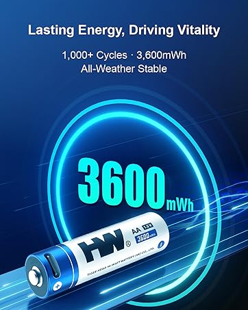 aa lithium battery rechargeable