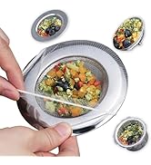 250 PCS Kitchen Disposable Mesh Sink Strainer Bag and PP Extraction Box Fits All Size Sink Strain...