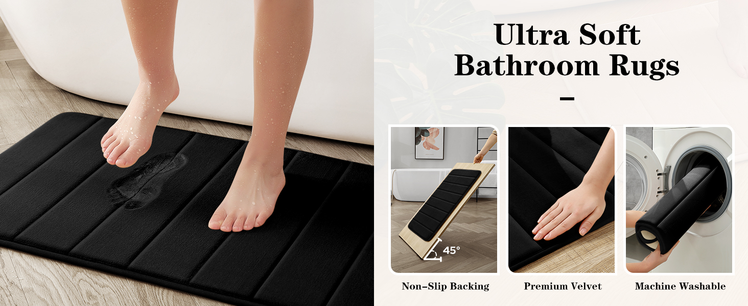Bathroom rug set