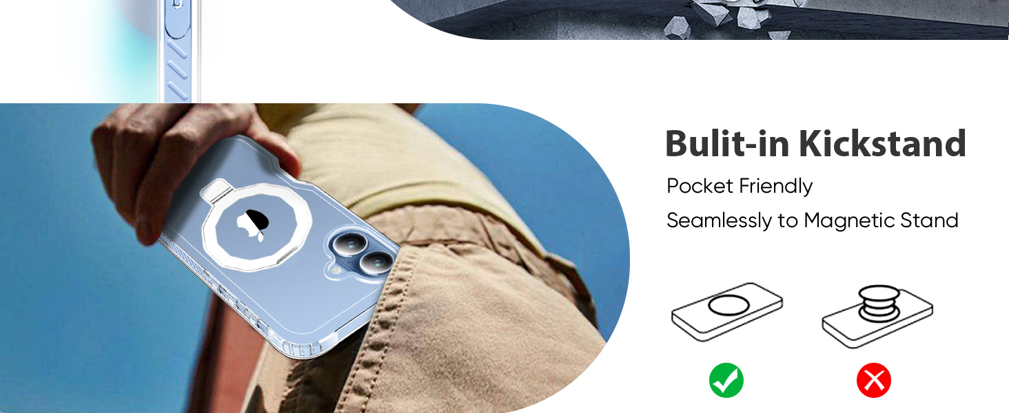 Built-in Kickstand