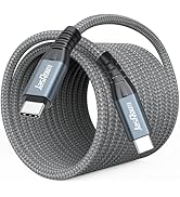 JasRoum USB C 3.2 Gen 2 Cable 20ft with 10Gbps High Speed Data Transfer & 140W Charging & 4K@60Hz...