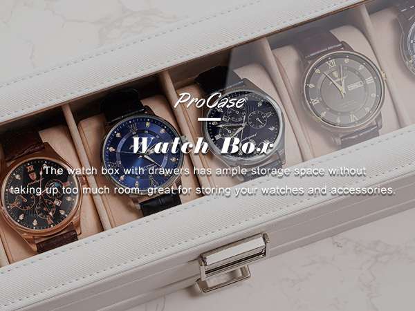 Watch Box with Drawer