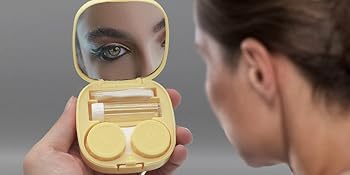 portable contact lens case