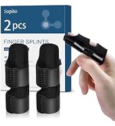 Finger Splint, 2pcs Finger Brace Support Stabilizer for Index, Middle, Ring Fingers Straightening...