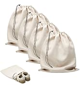 LAKE OF FIRE 4-Piece Travel Shoe Bags for Packing, 17.7" x 13.8" Dustproof Shoe Bags - Flannel Sh...